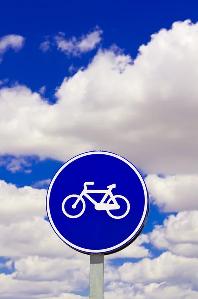 stock image Bicycle traffic sign