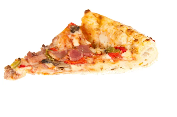 Délicieuse tranche de pizza Photo De Stock