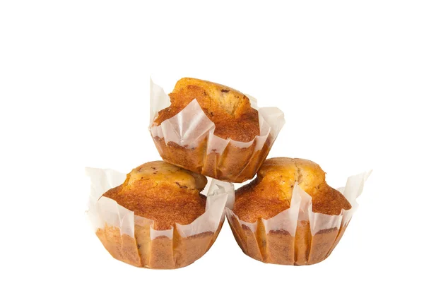 Tre muffins — Stockfoto