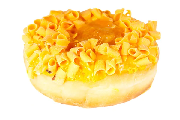 Νόστιμο ντόνατ κίτρινο — Φωτογραφία Αρχείου