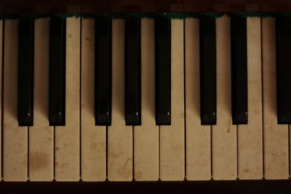 그런 지 레트로 피아노입니다. 음악입니다. 키보드 — 스톡 사진