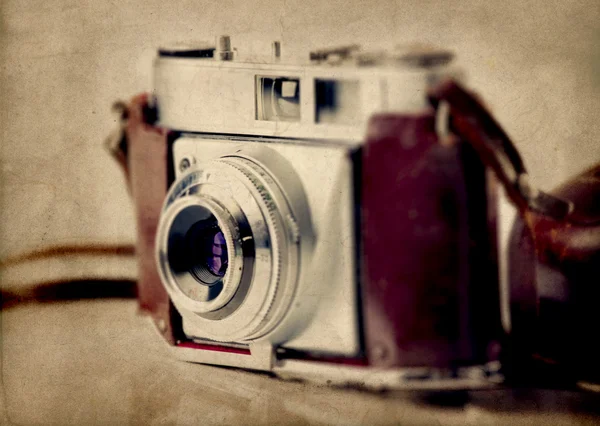 古い昔ながらの写真撮影のカメラ — ストック写真