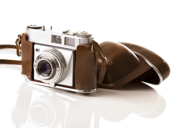 Eski moda fotoğrafçılığı fotoğraf makinesi — Stok fotoğraf