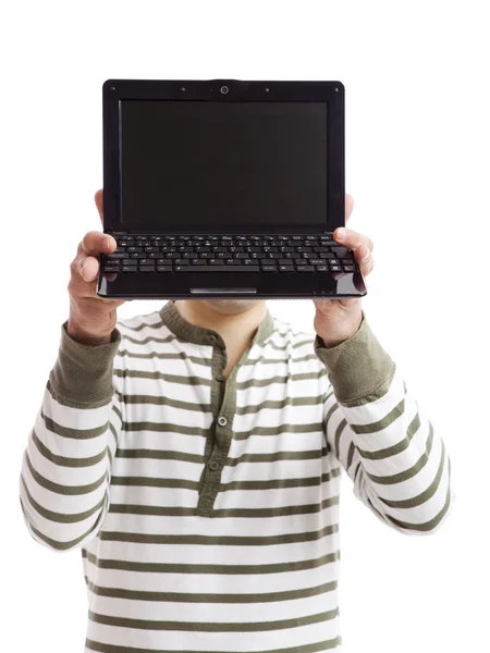 Apresentação em um laptop — Fotografia de Stock