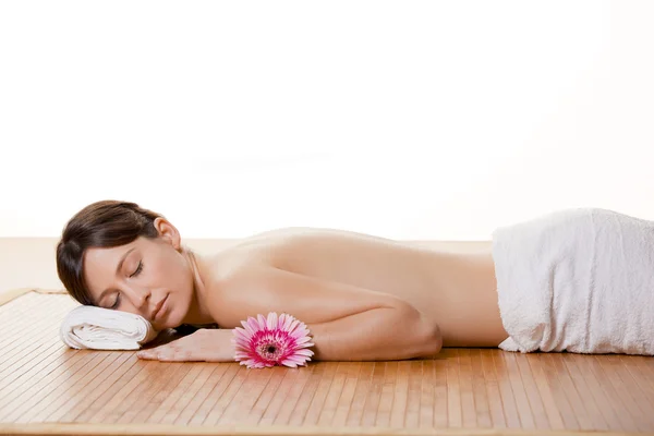 Girl on a Spa — Stock Photo, Image