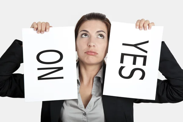 Yes or No choice — Stock Photo, Image
