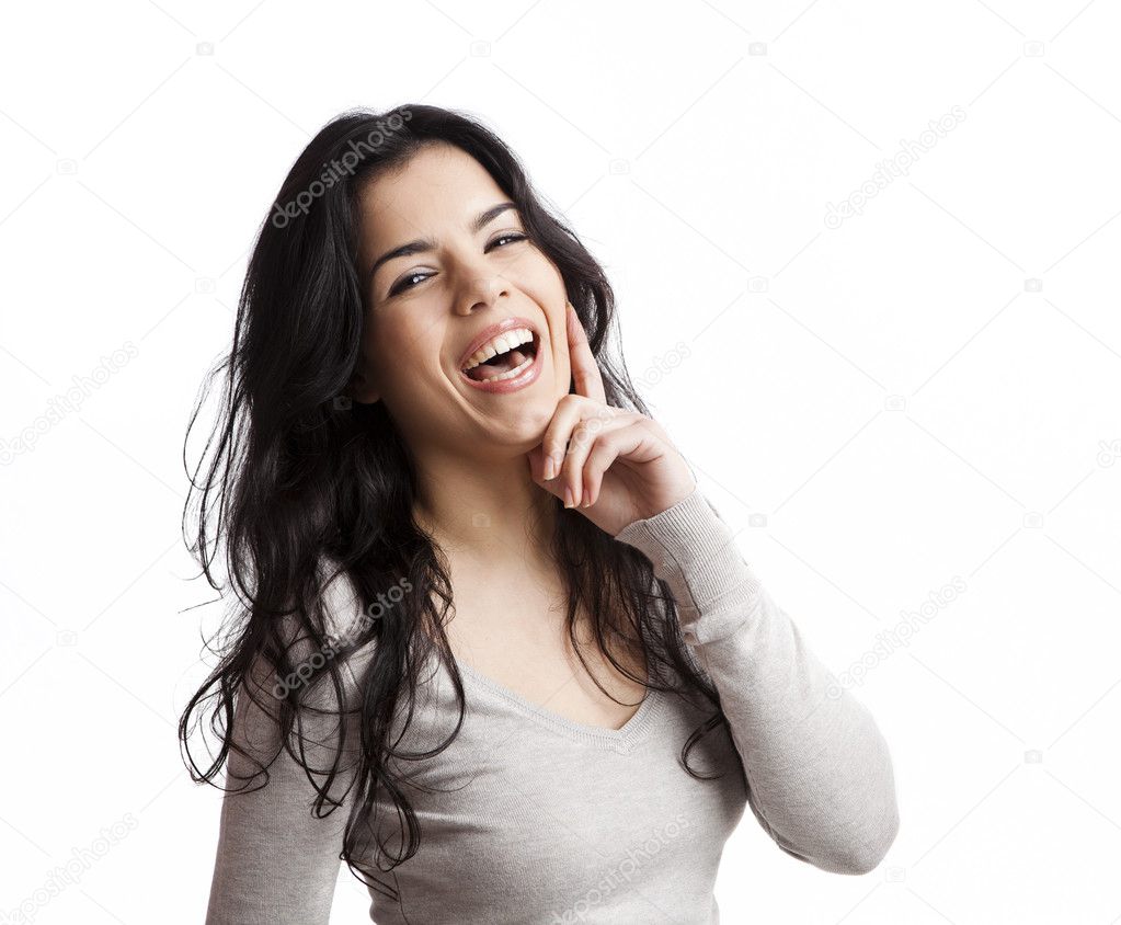Girl laughing