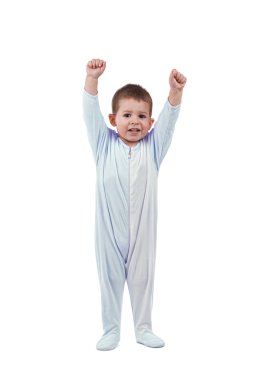 Toddle in pajamas clipart