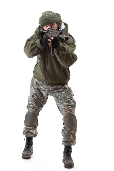 Terorista s puškou — Stock fotografie