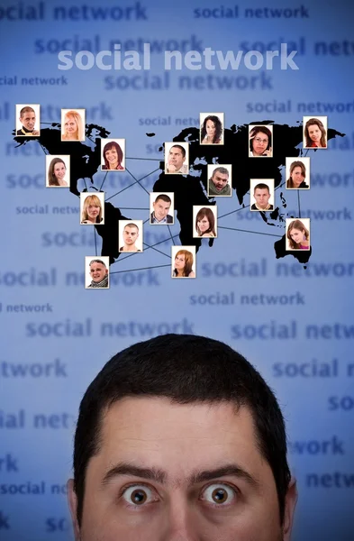 Conceito de rede social — Fotografia de Stock