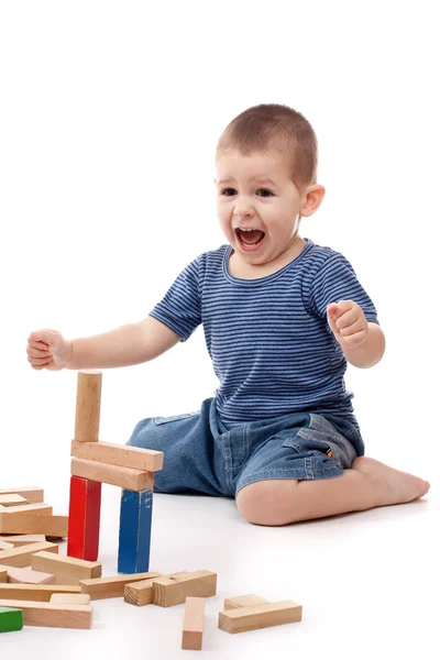 Pequeño niño jugando — Foto de Stock