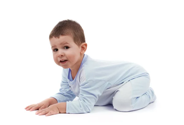 Kleinkind im Schlafanzug lizenzfreie Stockbilder