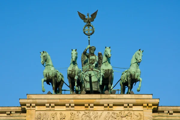 Quadriga na Brandenburger Tor — Zdjęcie stockowe