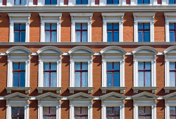 Detail eines schönen Altstadthauses — Stockfoto