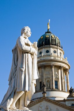 Schiller at the Gendarmenmarkt clipart