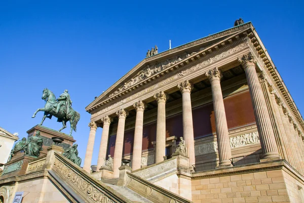 A antiga galeria nacional de Berlim — Fotografia de Stock