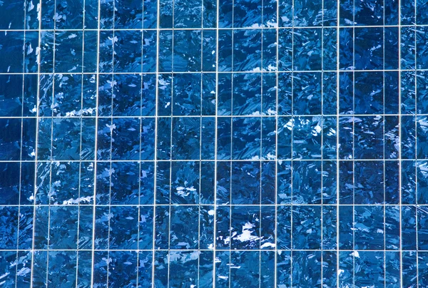 Λεπτομέρεια από ένα ηλιακό πάνελ — Φωτογραφία Αρχείου