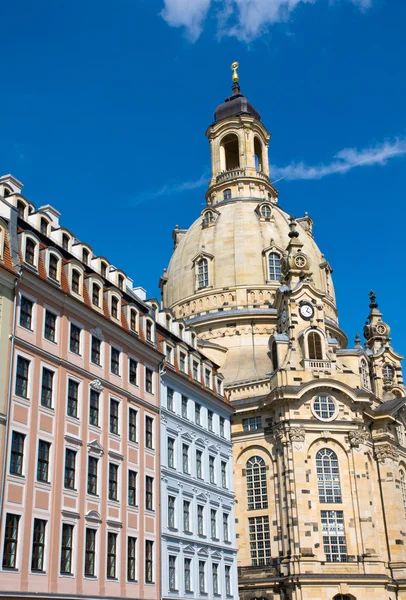 Dresden 'deki Frauenkirche — Stok fotoğraf