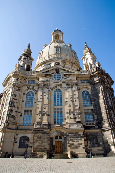 Dresdens yeniden frauenkirche — Stok fotoğraf
