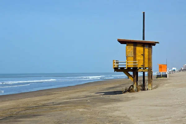 Strand van de Atlantische kust van Argentijnse — Stockfoto