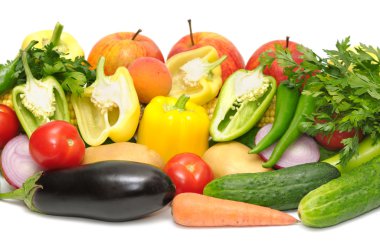 Vegetables and fruits clipart