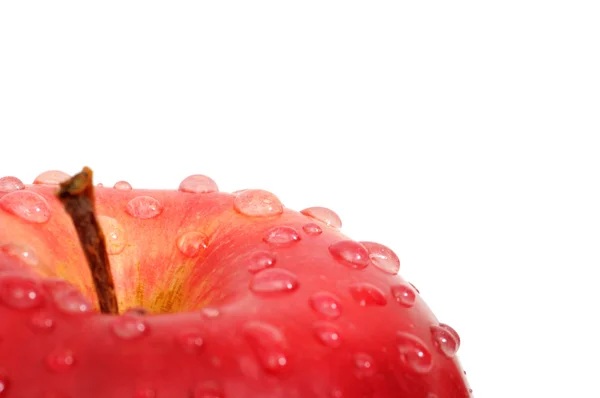 Manzana con gotas de agua — Foto de Stock