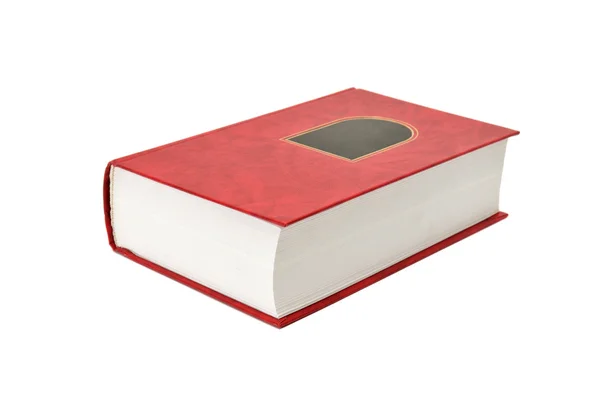 Buch isoliert auf weißem Hintergrund — Stockfoto
