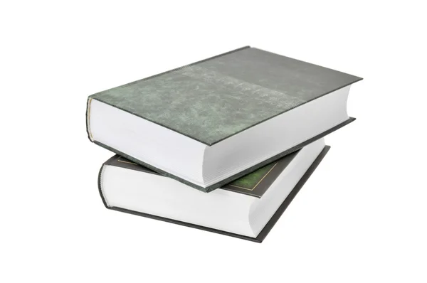Livros isolados sobre fundo branco — Fotografia de Stock