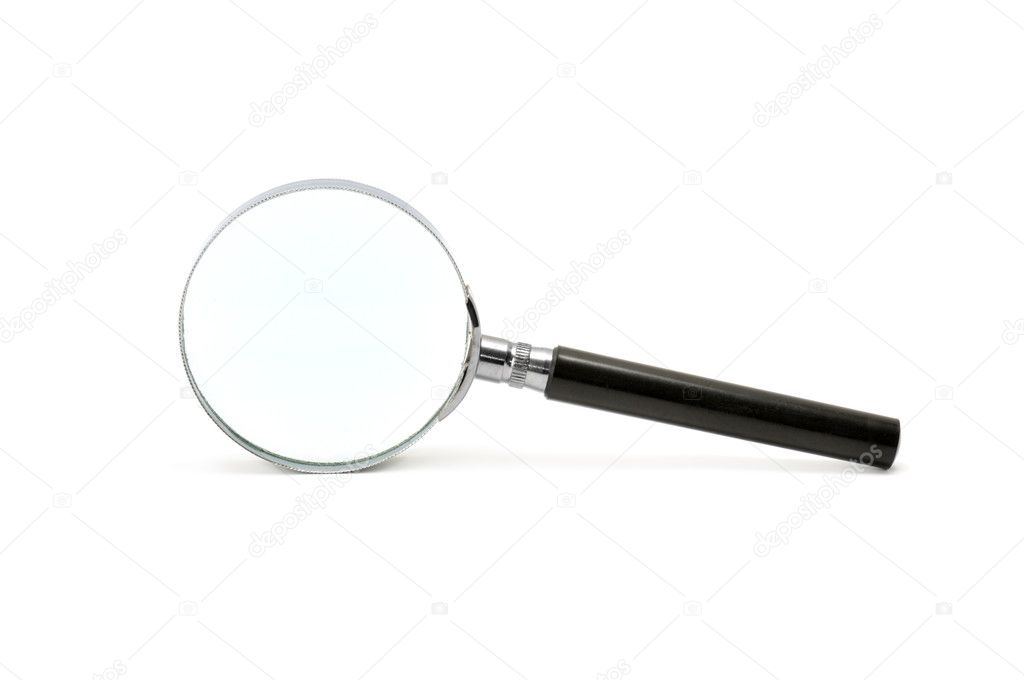Loupe isolated on a white