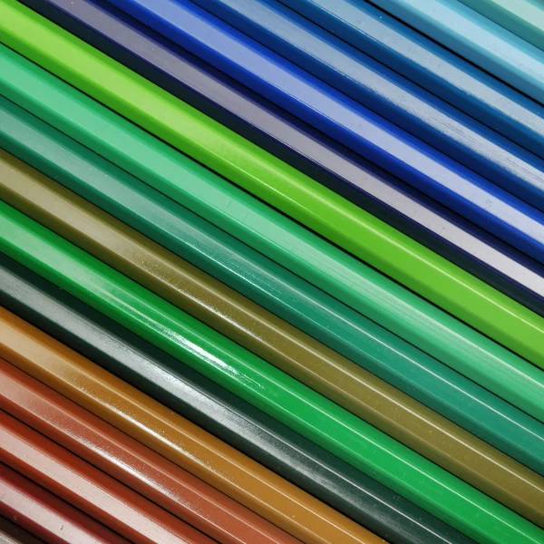 Lápices de color de fondo — Foto de Stock