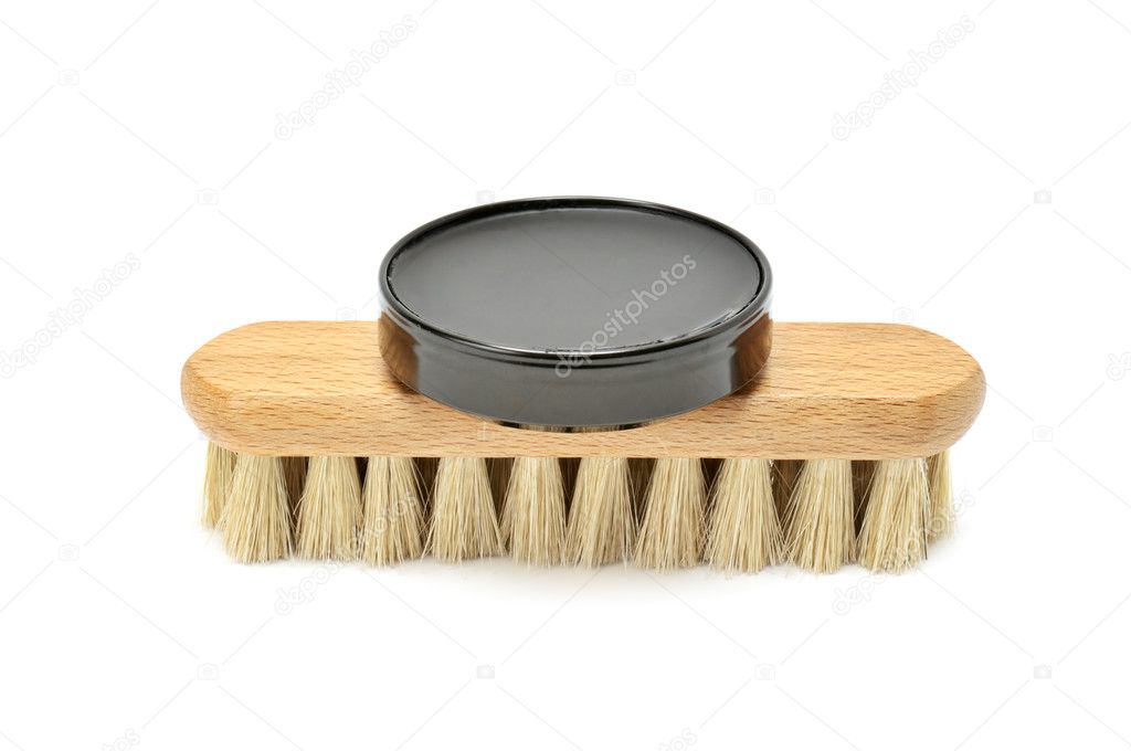 Shoe polish and brush Stock Photo by ©Serg64 6693329