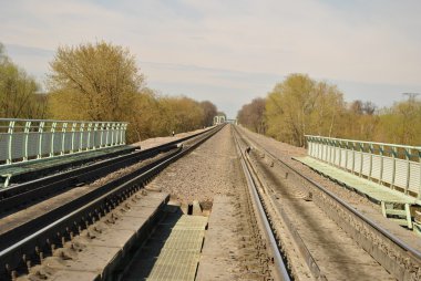 Railroad bridge clipart