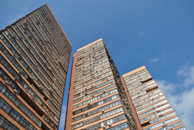 yüksek katlı modern daireler