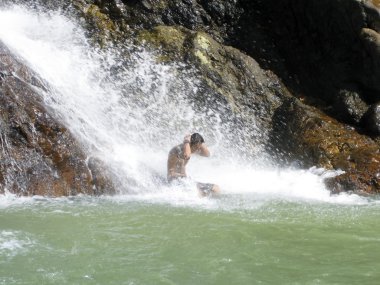 Şelale duş koh samui Tayland