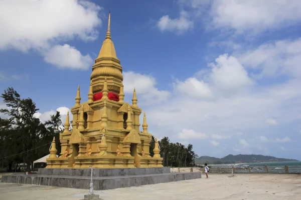 Tempio della spiaggia koh samui thailandia — Foto Stock
