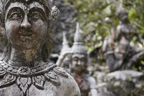 Geheime buddha garden koh samui — Stockfoto