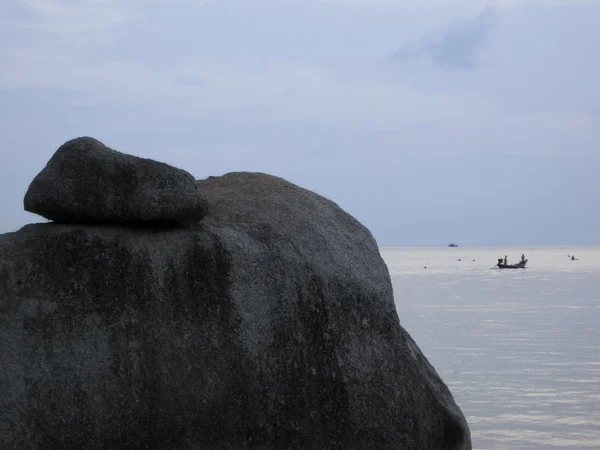 Longtail łodzi koh tao, Tajlandia — Zdjęcie stockowe