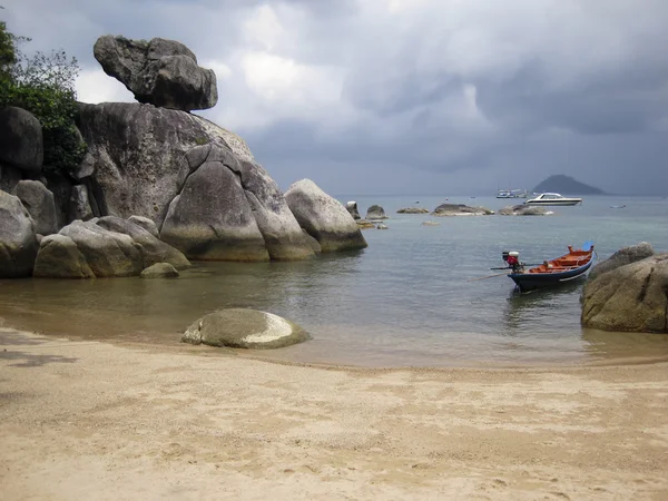 Koh tao beach kaya oluşumu — Stok fotoğraf