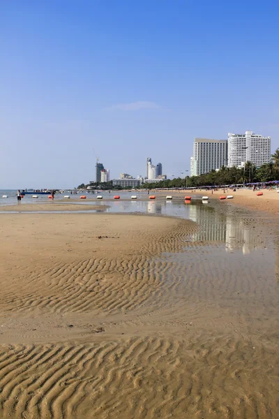 Pattaya spiaggia alberghi Thailandia — Foto Stock