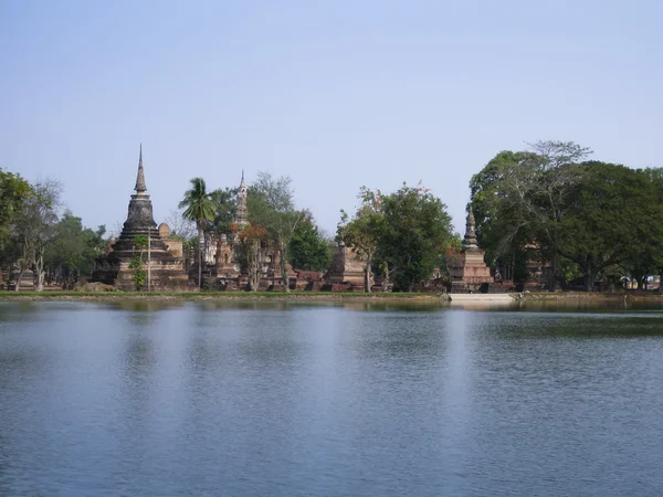 Wat mahaque sukhothai parque histórico — Fotografia de Stock