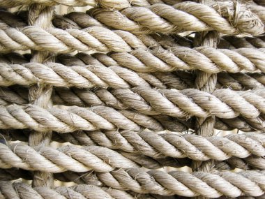 Coarse braided rope background clipart