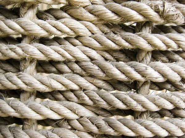 stock image Coarse braided rope background