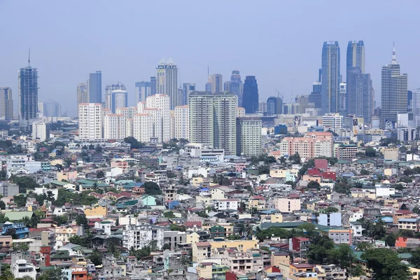 Міське розповсюдження макаті місто Маніла — стокове фото