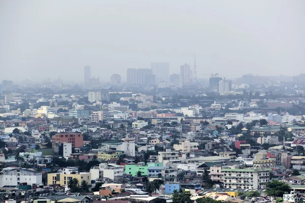Pollution sky manila city philippines — Stock Photo, Image
