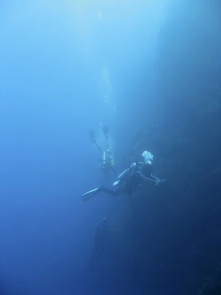 Filipíny ostrov bohol diveres potápění — Stock fotografie