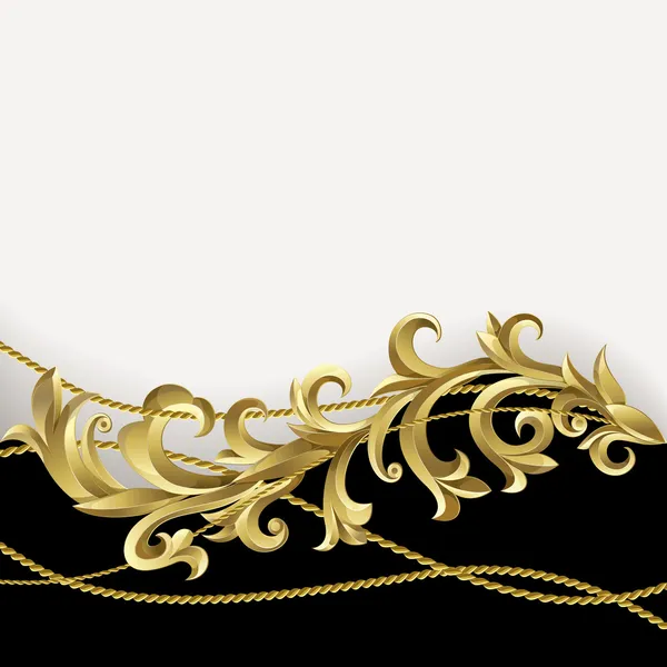 Black and gold background — Stock Illustration Black and gold background Stock Illustration