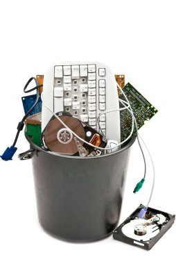 Hardware in bin clipart