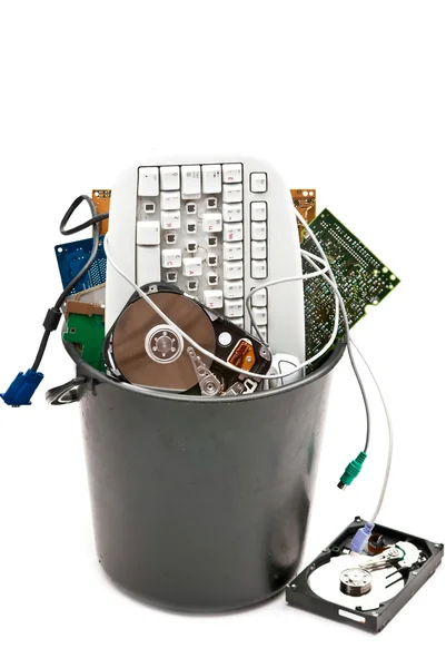 Hardware in bin — Stock Photo, Image