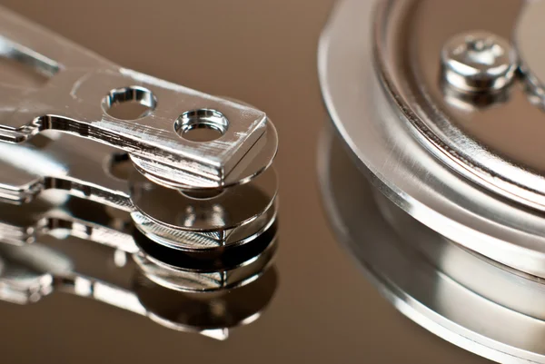 Close up of hard disk drive — Stock Photo, Image