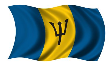 Flag of Barbados clipart